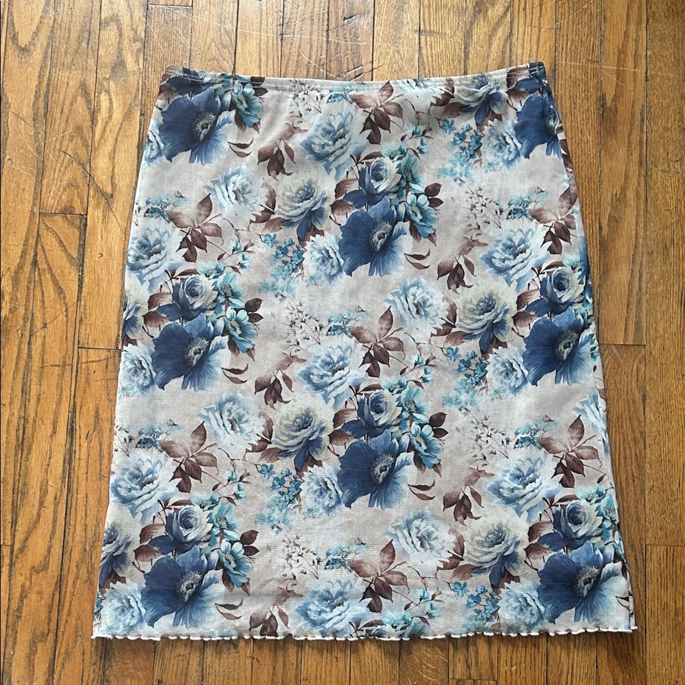 Vintage Suzy Shier Floral Print Women's Skirt